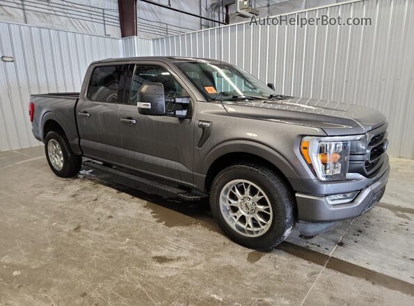 1FTEW1C55MFA75751 2021 FORD F150 Gray 360 interior view