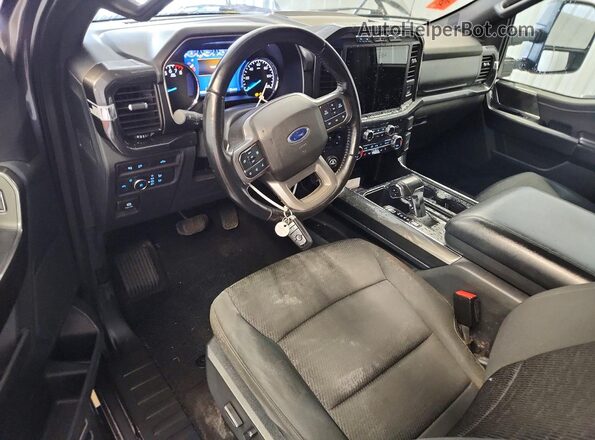 1FTEW1C55MFA75751 2021 FORD F150 Gray Dashboard view