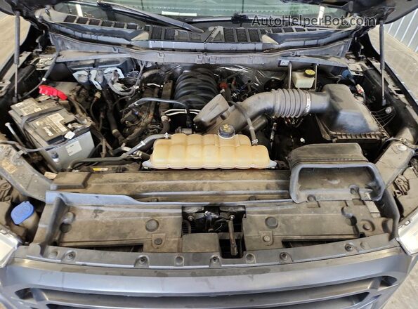 1FTEW1C55MFA75751 2021 FORD F150 Gray Rear interior view