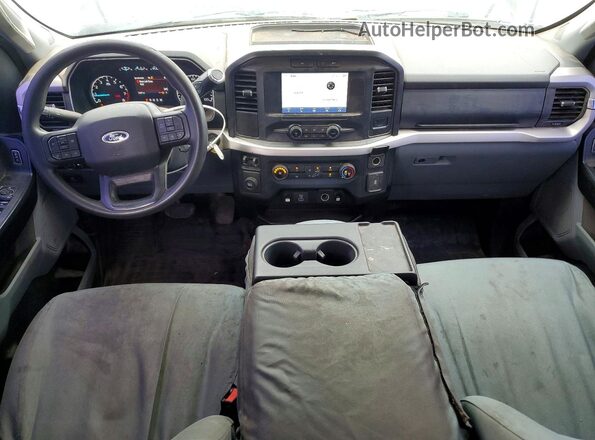 1FTEW1C55MKE70200 2021 FORD F150 White Dashboard view