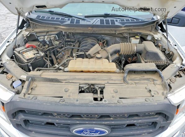 1FTEW1C55MKE70200 2021 FORD F150 White Rear interior view