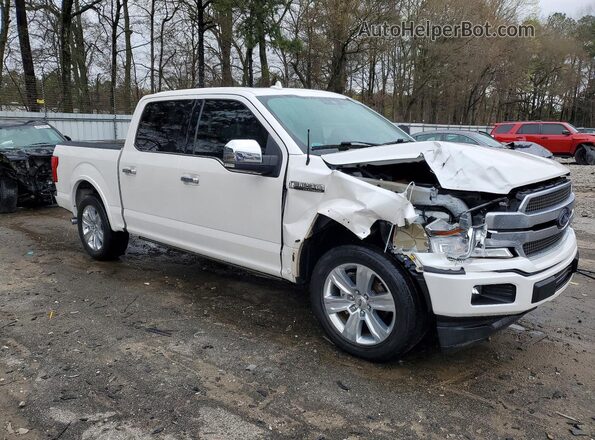 1FTEW1C56JFB69827 2018 FORD F150 Белый Передняя правая четверть