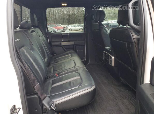 1FTEW1C56JFB69827 2018 FORD F150 Белый Вид задних сидений