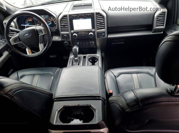 1FTEW1C56JFB69827 2018 FORD F150 Белый Вид панели приборов