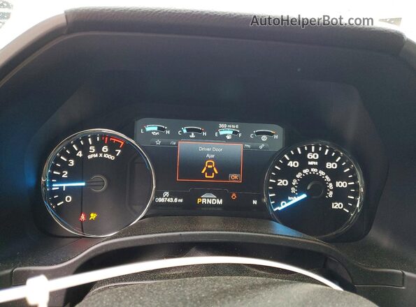 1FTEW1C56JFB69827 2018 FORD F150 Белый Вид щитка приборов