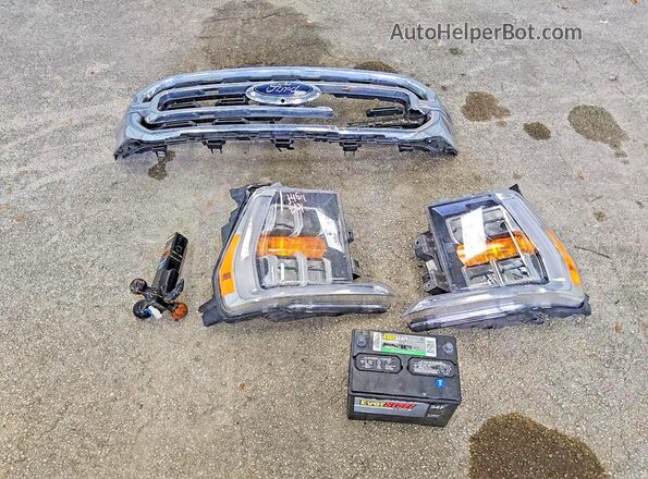 1FTEW1C56MFC40030 2021 FORD F150 Синий Вид подкапотного пространства
