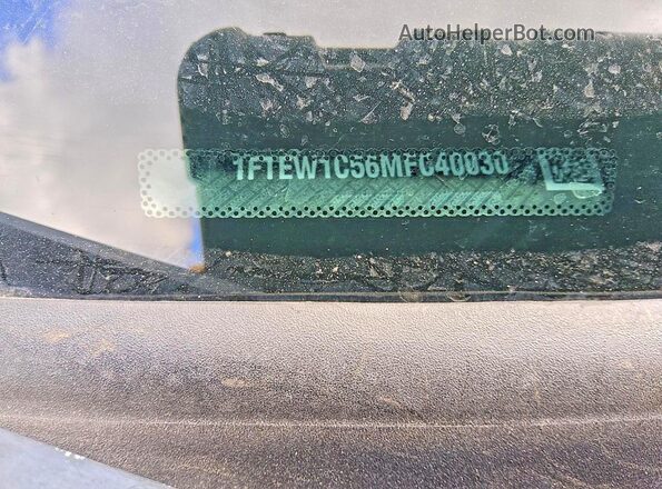 1FTEW1C56MFC40030 2021 FORD F150 Синий Вид наклейки с VIN-кодом