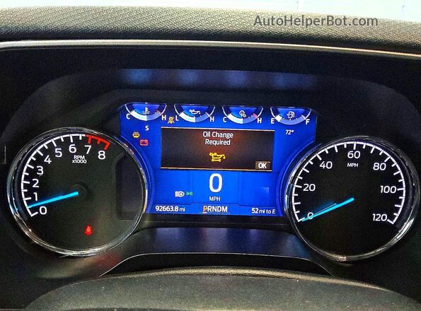 1FTEW1C56MFC40030 2021 FORD F150 Синий Вид щитка приборов