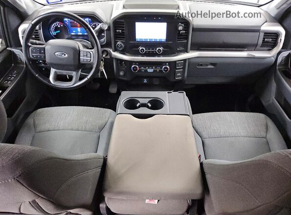 1FTEW1C56NKD50214 2022 FORD F150 Белый Вид панели приборов