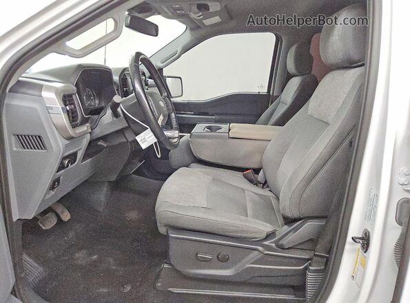 1FTEW1C56NKD50214 2022 FORD F150 Белый Вид салона спереди