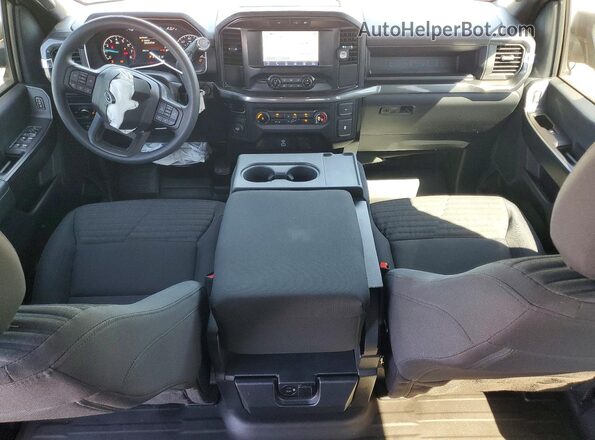 1FTEW1C56PFB63809 2023 FORD F150 Gray Առջևի վահանակի տեսք
