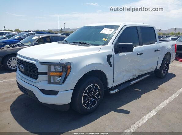1FTEW1C56PFB93702 2023 FORD F150 White Przód lewy