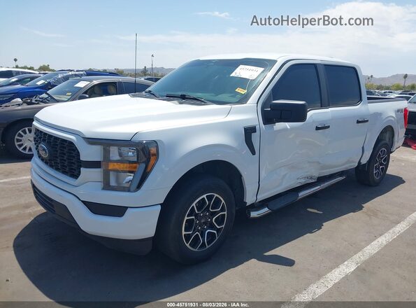 1FTEW1C56PFB93702 2023 FORD F150 White Widok z przodu