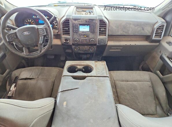 1FTEW1C57JFA07883 2018 FORD F150 Gray Вид панелі приладів