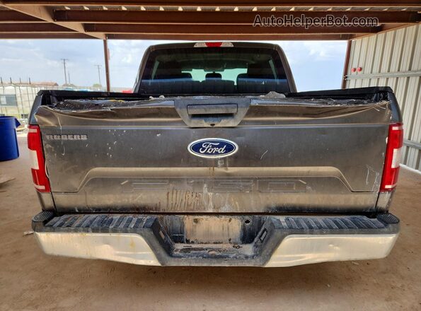 1FTEW1C57JFA07883 2018 FORD F150 Gray Вид ззаду