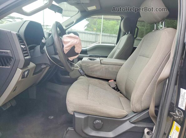 1FTEW1C57KFA19775 2019 FORD F150 Black Вид салону спереду