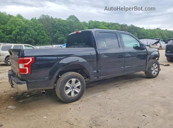 1FTEW1C57KFA19775 2019 FORD F150 Black Задня права чверть