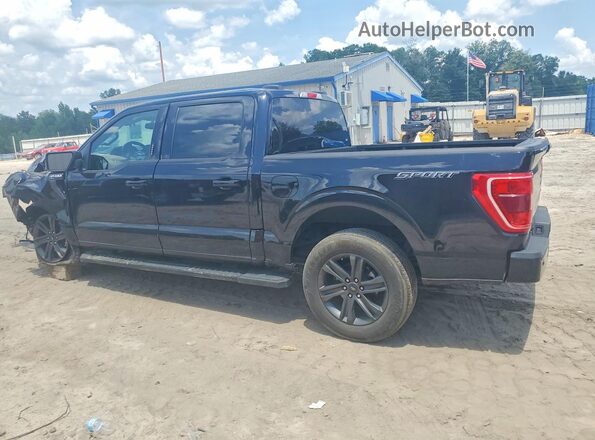 1FTEW1C57PFB83678 2023 FORD F150 Black უკანა მარცხენა