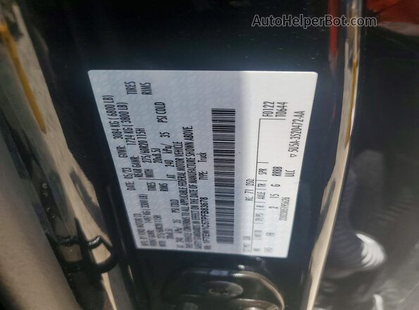 1FTEW1C57PFB83678 2023 FORD F150 Black ძრავის განყოფილების ხედი