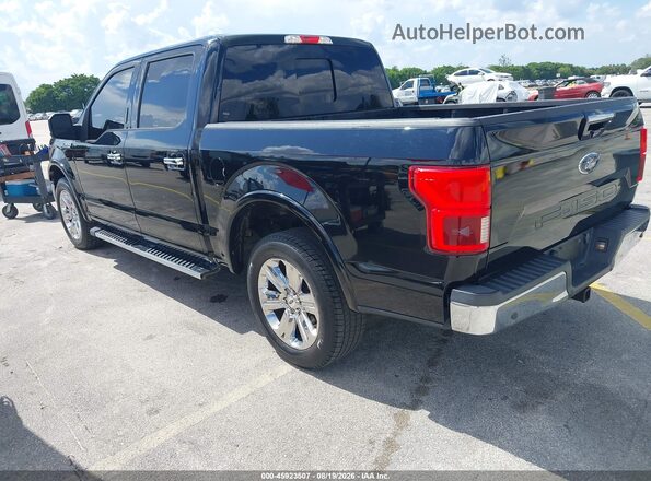 1FTEW1C58JFC09907 2018 FORD F150 Black Rear left
