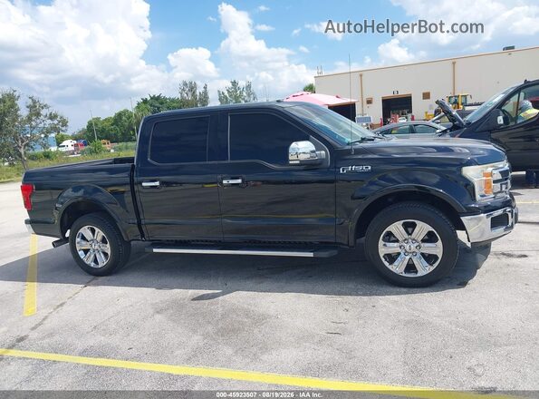 1FTEW1C58JFC09907 2018 FORD F150 Black Rear interior view