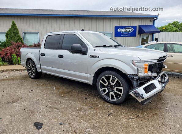 1FTEW1C58KFB19769 2019 FORD F150 Silver Delantero derecho