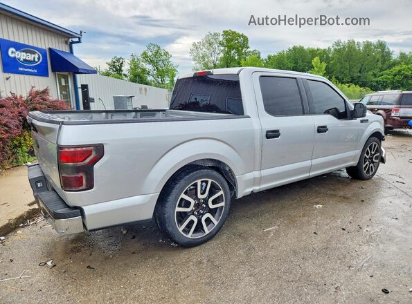 1FTEW1C58KFB19769 2019 FORD F150 Silver Trasero derecho