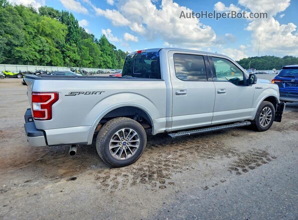 1FTEW1C59JKC90634 2018 FORD F150 Silver Tył prawy