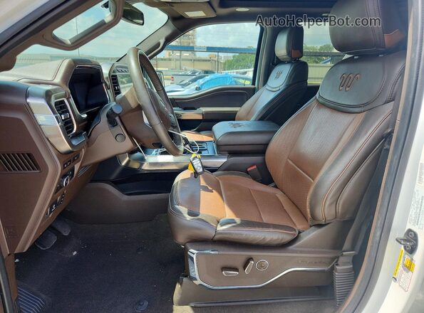 1FTEW1C59MFA31302 2021 FORD F150 White Front interior view