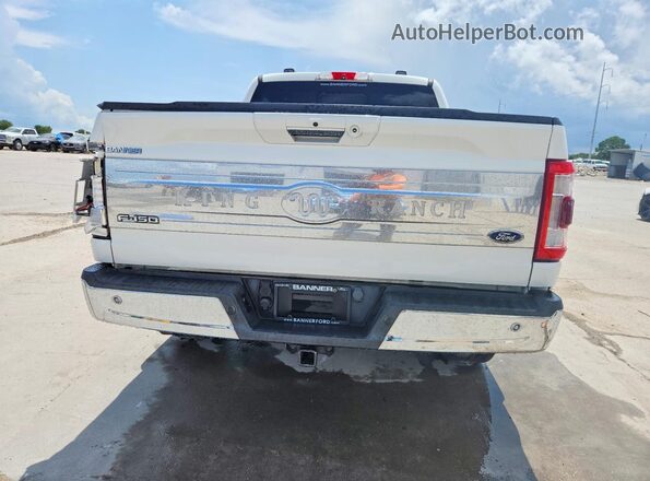 1FTEW1C59MFA31302 2021 FORD F150 White Rear view