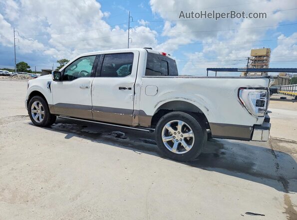 1FTEW1C59MFA31302 2021 FORD F150 White Rear left