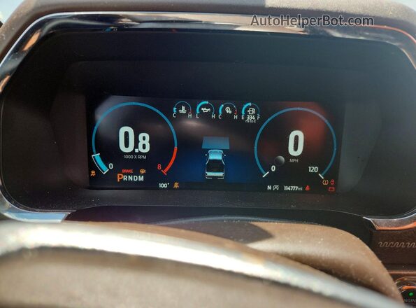 1FTEW1C59MFA31302 2021 FORD F150 White Instrument cluster view