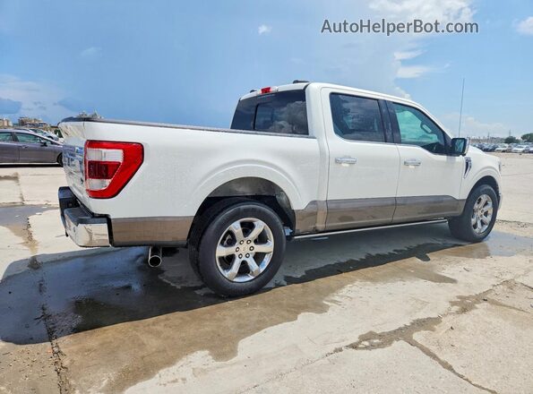 1FTEW1C59MFA31302 2021 FORD F150 White Rear right