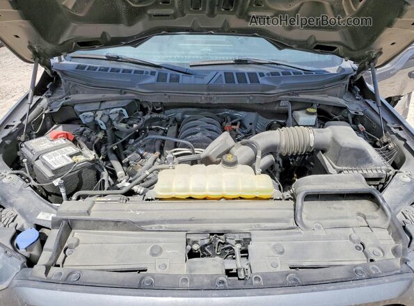 1FTEW1C59PKF42889 2023 FORD F150 Gray უკანა სალონის ხედი