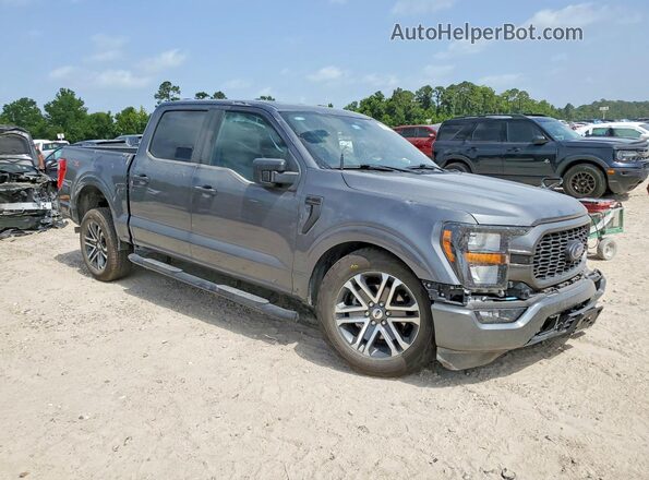 1FTEW1C59PKF42889 2023 FORD F150 Gray წინა მარჯვენა