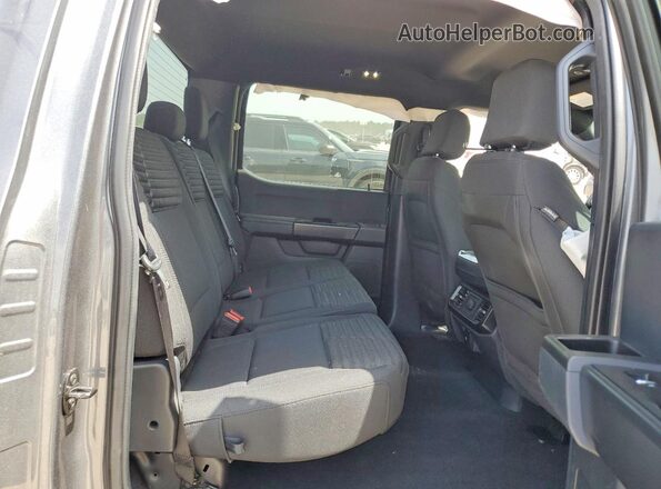 1FTEW1C59PKF42889 2023 FORD F150 Gray უკანა სავარძლების ხედი