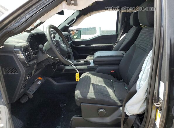 1FTEW1C59PKF42889 2023 FORD F150 Gray წინა სალონის ხედი