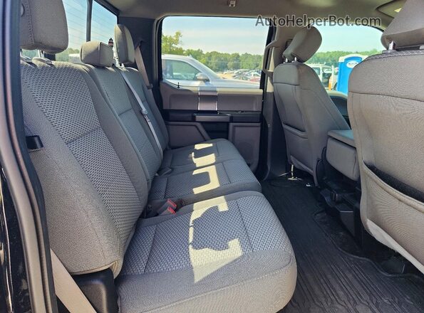 1FTEW1C5XJFB63142 2018 FORD F150 Black Հետևի նստատեղերի տեսք