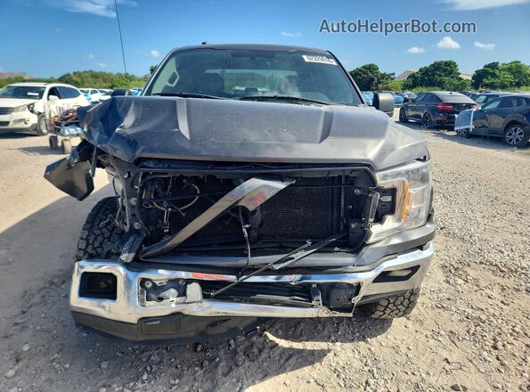 1FTEW1C5XJKC86642 2018 FORD F150 Серый Вид спереди