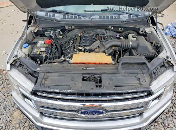 1FTEW1C5XJKD83713 2018 FORD F150 Silver Вид задньої частини салону