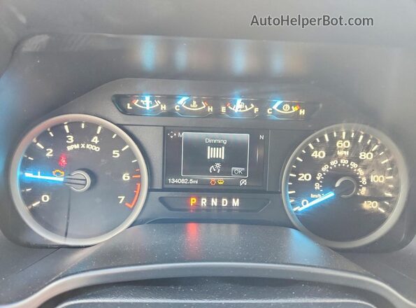 1FTEW1C5XLFA24034 2020 FORD F150 Серый Вид щитка приборов