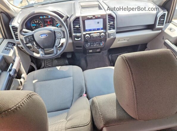 1FTEW1C5XLFA24034 2020 FORD F150 Серый Вид панели приборов