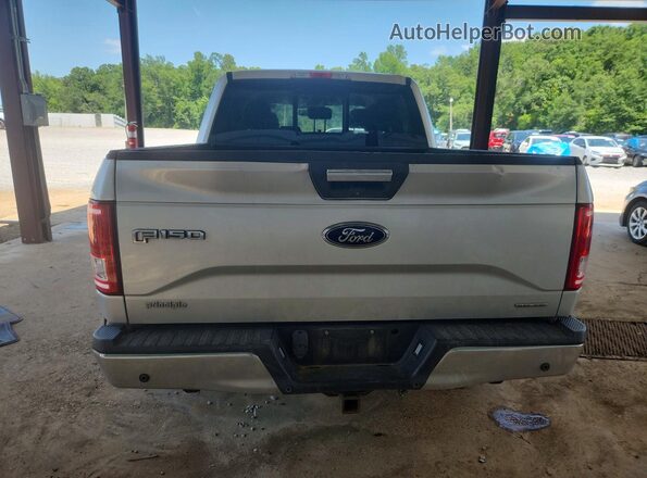 1FTEW1C80GFA24124 2016 FORD F150 Silver Rear view