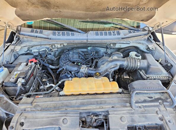 1FTEW1C80GFA24124 2016 FORD F150 Silver Rear interior view