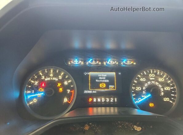 1FTEW1C80GFA24124 2016 FORD F150 Silver Instrument cluster view