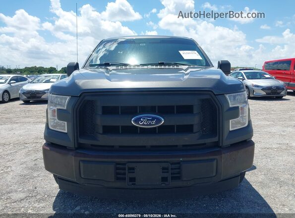1FTEW1C80HFC22719 2017 FORD F150 Gray Вид спереду