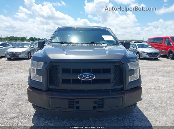 1FTEW1C80HFC22719 2017 FORD F150 Gray Вид щитка приладів