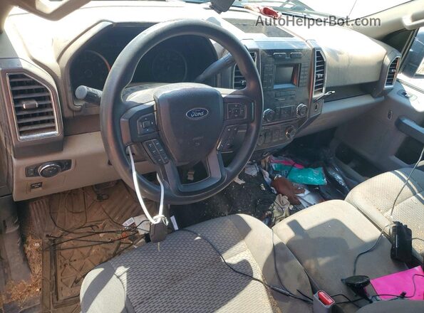 1FTEW1C82GKD80923 2016 FORD F150 White Dashboard view