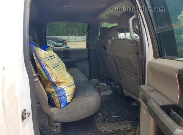 1FTEW1C82GKD80923 2016 FORD F150 White Rear seats view