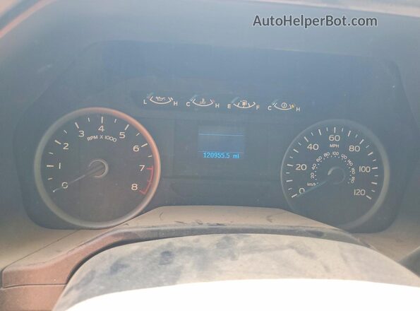 1FTEW1C82GKD80923 2016 FORD F150 White Instrument cluster view